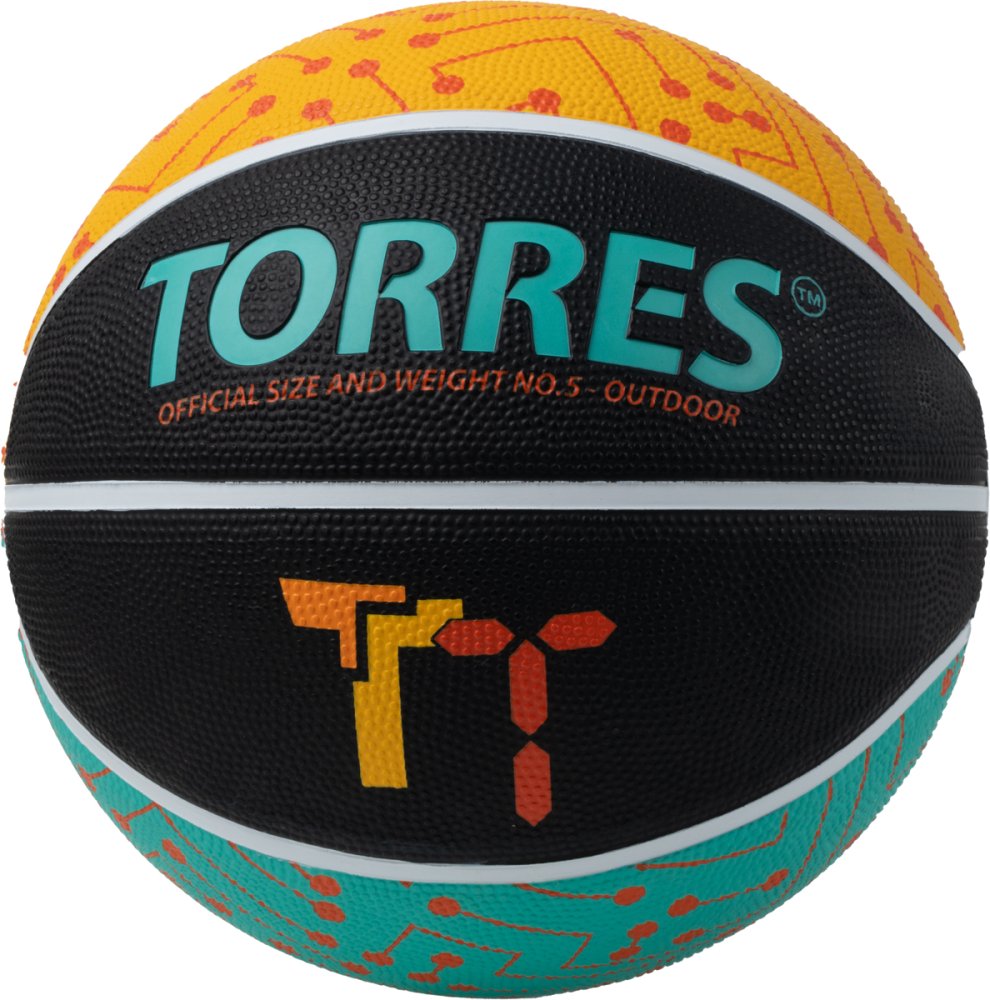 Мяч баскетбольный TORRES TТ, Размер 5
