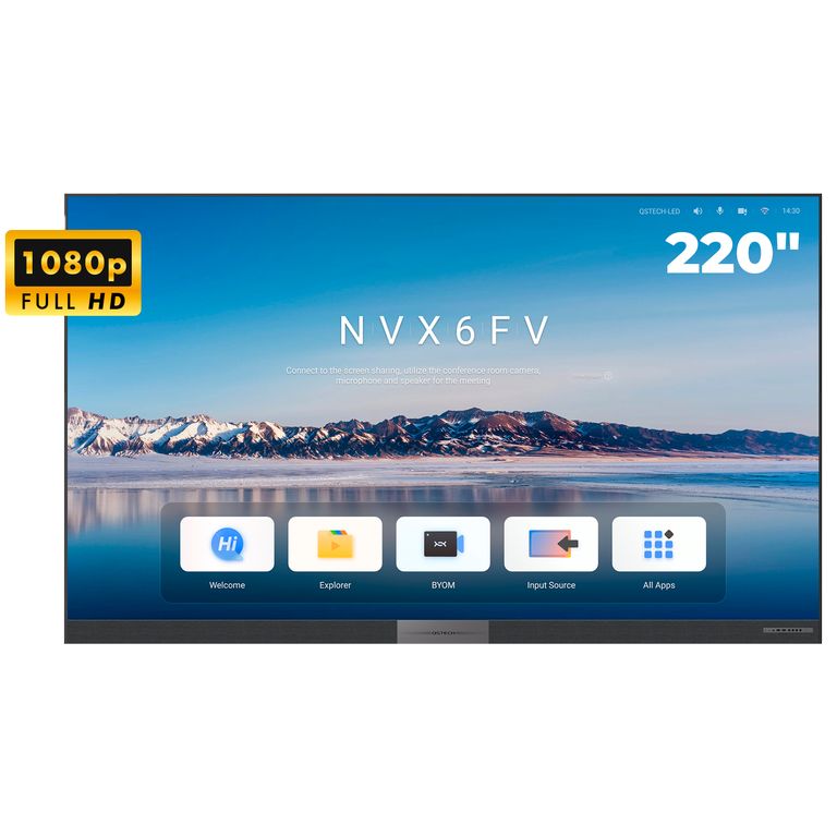 Светодиодный экран QSTECH 220" FHD 22025, 4.910х2.869