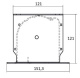Kauber InCeiling Tensioned BT Cinema 104" 16:9 129x230 см. Clear Vision
