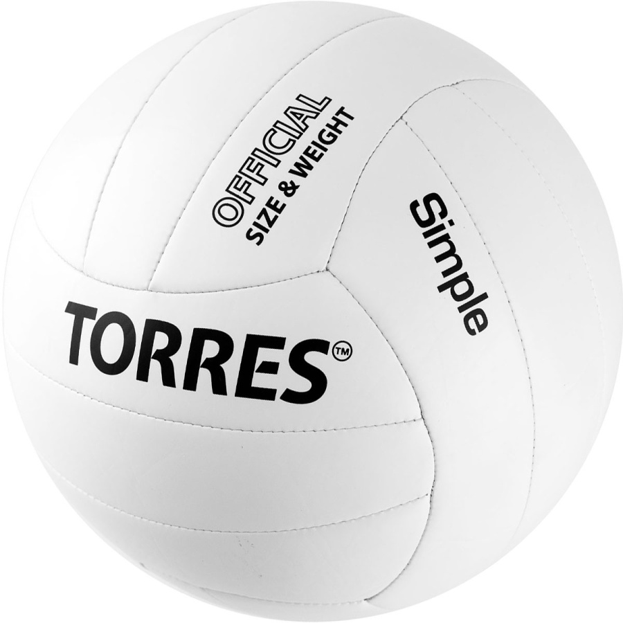 Мяч волейбольный TORRES Simple, размер 5