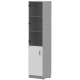 Шкаф-колонка для документов GRAY LITE 1