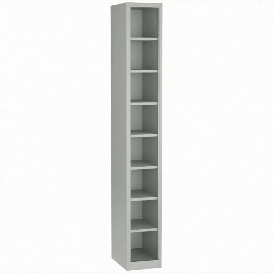 Шкаф для 8 противогазов ХПГ-8, без двери (1870х260х380)