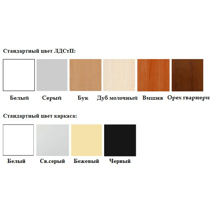 Шкаф картотечный на 12 ящиков ШК-24/1 (каркас белый, ЛДСП дуб молочный)