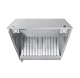 Зонт коробчатый пристенный Luxstahl ЗКП 2200х1100